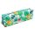 Penar neechipat CNX Floristic, 1 fermoar, textil, 20 x 6 x 3 cm, verde