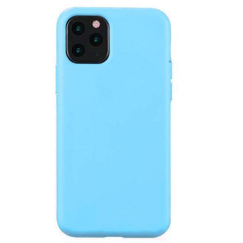 Husa Apple iPhone 11 Pro, Matt TPU, silicon moale, albastru deschis