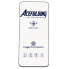 Folie de sticla Samsung Galaxy S22, ACE Folding Full Glue, deblocare amprenta, margini negre