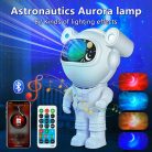 Astronaut cu proiector luna si stele, lampa de veghe copii, boxa bluetooth, telecomanda, alimentare Type-C