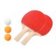 Set 2 palete de ping pong, lemn, 3 mingi incluse