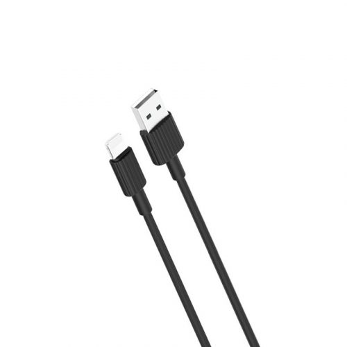 Cablu de date si incarcare Lightning (iPhone) XO NB156, 1 metru, 2.4A, negru