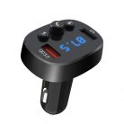 Transmitator FM XO BCC03 Bluetooth MP3, incarcator auto 18W negru