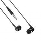 Casti audio cu microfon XO EP37, conector jack 3.5 mm, cablu 1.2 m, negre