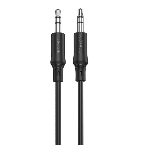 Cablu audio auxiliar / AUX / jack 3.5 mm JOKADE JA005, 2 metri, negru