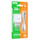 Set incarcator casa + cablu Lightning, JOKADE JB026, 2 porturi USB, 3A max, alb