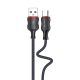 Cablu de date si incarcare USB to Lightning (iPhone) Kakusiga KSC-807, 2.4A, 1 metru, negru