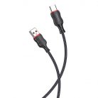 Cablu de date si incarcare USB to Lightning (iPhone) Kakusiga KSC-807, 2.4A, 1 metru, negru