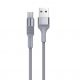 Cablu de date si incarcare MicroUSB Borofone BX21 Outstanding, 1 metru, 2.4A, gri