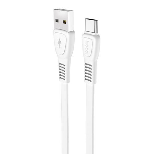 Cablu de date si incarcare Hoco X40, USB to Type-C, 3A, 1 metru, alb