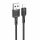 Cablu de date si incarcare Hoco X83, USB to Lightning, 2.4A, 1 metru, negru