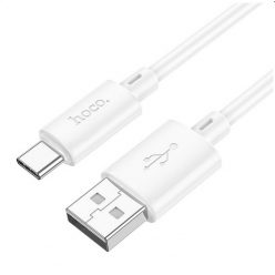   Cablu date si Incarcare Hoco X88, USB to Type-C (USB-C), 1 metru, 3A, alb