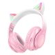 Casti Wireless Hoco W42, Over Ear, BT 5.3, 180h StandBy, 400 mAh, Kids, Cherry Blossom