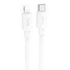 Cablu de date si incarcare Hoco X96, Type-C (USB-C) to Lightning, PD20W/2.4A, 1 metru, alb