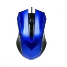 Mouse optic cu fir JT-709, 800 DPI, 3 butoane, negru/albastru