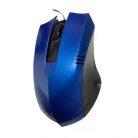 Mouse optic cu fir JT-709, 800 DPI, 3 butoane, negru/albastru