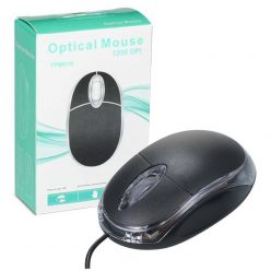 Mouse optic TPM010, cablu 1,25 metri, 1200 DPI, negru