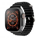 Ceas smartwatch Series 8 Ultra, Bluetooth 5.0, incarcare wireless, monitorizare puls, aplicatii sport, negru