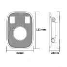 Suport birou Andowl Q-ZJ67, compatibil telefon sau tableta, universal, metal si plastic, rotire 360 grade, albastru pal