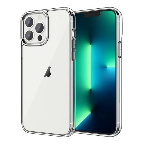 Husa protectie Apple iPhone 13 Pro, hybrid PC + TPU, transparenta