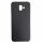 Husa protectie Samsung Galaxy J6 Plus, Silicone Cover, interior catifea, neagra