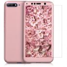 Husă Full Cover 360° pentru Huawei Mate 30 Lite (față + spate + sticlă), rose gold