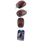 Mouse optic Titanum Barracuda TM108K, 1000 DPI, negru cu rosu