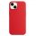 Husa Apple iPhone 15 Plus, Luxury Silicone, catifea in interior, rosie