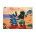 Puzzle 80 piese, 20 x 15 cm, personaje Lilo and Stitch, model 6