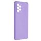 Husa Samsung Galaxy A13 4G Luxury Silicone, catifea in interior, protectie camere, violet