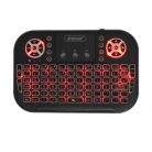 Mini tastatura Andowl Q-K700C, Bluetooth + Wireless 2.4 Ghz, Touchpad, iluminare RGB, acumulator BL-5C