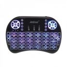 Mini tastatura Andowl Q-K07, Bluetooth + Wireless 2.4 Ghz, Touchpad, iluminare RGB, acumulator BL-5C