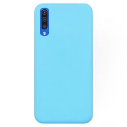   Husa Samsung Galaxy A50/A30s, Matt TPU, silicon moale, albastru deschis