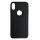 Husa protectie Apple iPhone XS Max, Silicone Cover, interior catifea, neagra