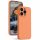 Husa Apple iPhone 14 Pro Max, Luxury Silicone, catifea in interior, protectie camere, portocalie