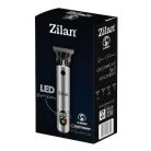 Aparat de tuns Zilan ZLN8580, ecran LED, acumulator intern, incarcare USB Type-C, pentru par si barba, argintiu