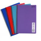 Caiet cu spirala A4, 60 file, My Note Flex Neon, dictando, coperta PP, diverse culori