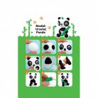 Plastilina copii Mini iClay, model ursulet panda