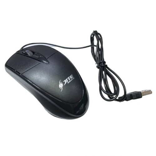 Mouse optic cu fir JITE B-01, 1200 DPI, 3 butoane, negru