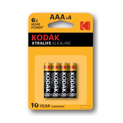 Set 4 baterii KODAK XTRALIFE Alkaline, AAA R3