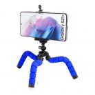 Mini trepied universal pentru telefoane si camere foto, albastru