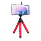 Mini trepied universal pentru telefoane si camere foto, rosu