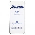 Folie de sticla Samsung Galaxy S21, ACE Folding Full Glue, deblocare amprenta, margini negre