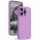 Husa Apple iPhone 14 Pro Max, Luxury Silicone, catifea in interior, protectie camere, mov lila