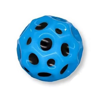 Minge saltareata Super Space Ball / Bouncy Ball, 7 cm, albastra