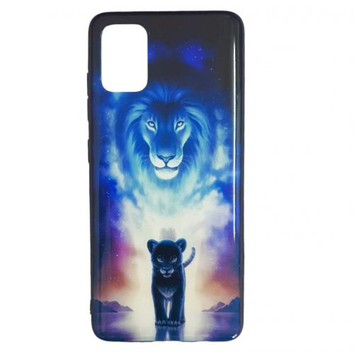 Husa Samsung Galaxy A51, Colorful Case, print Lion