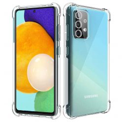   Husa Samsung Galaxy A72 4G/5G TPU transparent, intarituri in colturi, grosime 1,5 mm