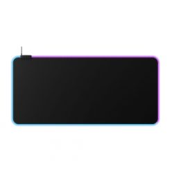 Mouse Pad gaming cu iluminare LED RGB, 80 x 30 cm, negru