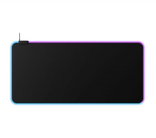 Mouse Pad gaming cu iluminare LED RGB, 80 x 30 cm, negru