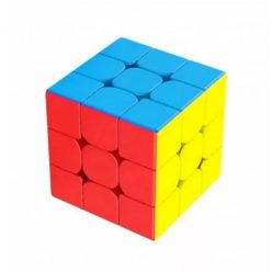   Jucarie cub tip Rubik, 3 x 3 randuri, 5.5 cm, 6 fete colorate (albastru, alb, rosu, verde, portocaliu, galben) 